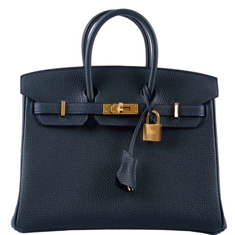 Hermès Birkin 25 Vert Rousseau Togo Gold Hardware 